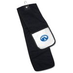 Microfiber Golf Towel w/Scrubber
