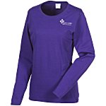 Gildan 5.3 oz. Cotton LS T-Shirt - Ladies' - Screen - Colors