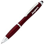 Curvy Stylus Twist Pen - Metallic - Gel