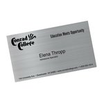 Metallic Business Card Magnet
