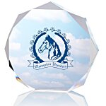 Enterprise Octagon Acrylic Award - Full Color
