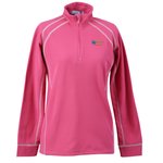 Vansport Lightweight Waffle 1/4 Zip Fleece-Ladies'-Closeout