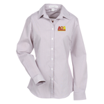 Fine Stripe Stretch Poplin Shirt - Ladies'