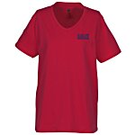 Hanes ComfortSoft V-Neck Tee - Ladies' - Color