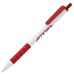 Value Grip Click Pen - White - Overstock