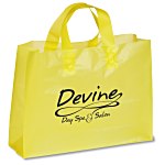 Colored Frosted Soft-Loop Shopping Bag
