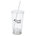 To-Go Light-Up Tumbler with Straw - 16 oz. - Multicolor - 24 hr