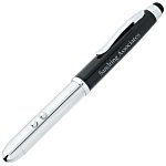 Omni Stylus Metal Pen with Laser Pointer and Flashlight - 24 hr