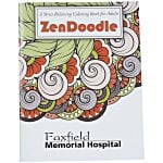 Stress Relieving Adult Coloring Book - Zen Doodle - 24 hr