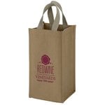 Tornado Washable Kraft Paper Wine Tote Bag
