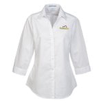 Carefree 3/4 Sleeve Poplin Shirt - Ladies'