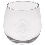 Stemless Red Wine Glass - 16.75 oz. - Deep Etch