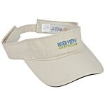 Lightweight Brushed Twill Visor - Embroidered