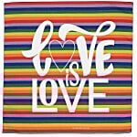 Rainbow Bandana - 22" x 22"