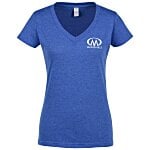 Tultex Polyester Blend V-Neck T-Shirt - Ladies' - Colors