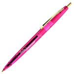 Bic Clic Pen - Translucent - Gold