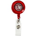 Economy Retractable Badge Holder - Translucent