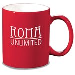 Red Stoneware Mug