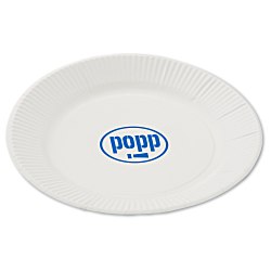 View a larger, more detailed picture of the Plastic-Coated Paper Plates - 7 Round - Low Qty