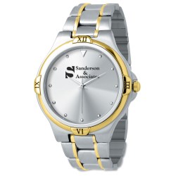 View a larger, more detailed picture of the Two Tone Stainless Steel Watch - Ladies 