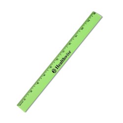 View a larger, more detailed picture of the Plastic Ruler 12 - Neon