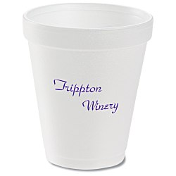 View a larger, more detailed picture of the Foam Hot Cold Cup - 8 oz - Low Qty