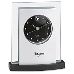 View a larger, more detailed picture of the Desktop Analog Clock - Black Base