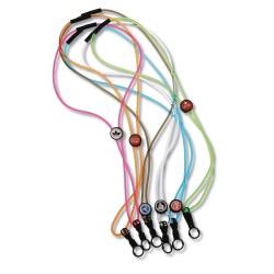 View a larger, more detailed picture of the Power Cord Lanyard - 3 16 Transparent
