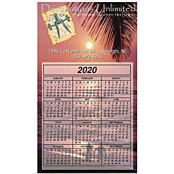 View a larger, more detailed picture of the Bic 30 mil Calendar Magnet - Medium
