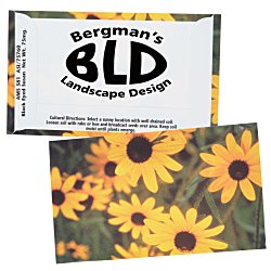 View a larger, more detailed picture of the Business Card Seed Packet Black Eyed Susan