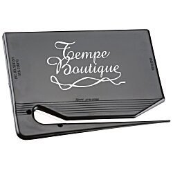 View a larger, more detailed picture of the Business Card Zippy Letter Opener - Opaque