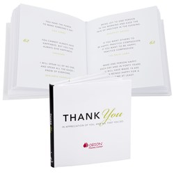 View a larger, more detailed picture of the Gift of Inspiration Book Thank You