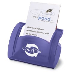 View a larger, more detailed picture of the Cell Phone or Business Card Holder - Translucent