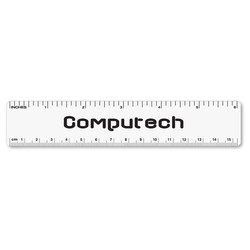 View a larger, more detailed picture of the Ruler - White Plastic