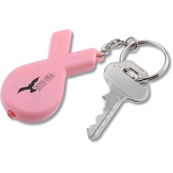 View a larger, more detailed picture of the Awareness Ribbon Keylight - Pink