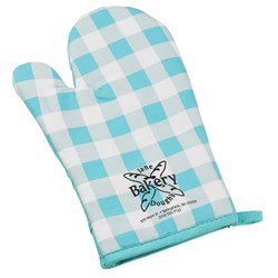 View a larger, more detailed picture of the Therma-Grip Oven Mitt - Plaid