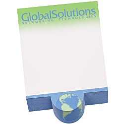 View a larger, more detailed picture of the Bic Beveled Sticky Note Pad - Circle Shape
