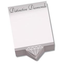 View a larger, more detailed picture of the Bic Beveled Sticky Note Pad - Triangle Shape