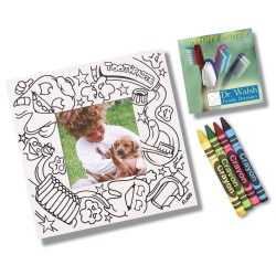 View a larger, more detailed picture of the Picture Me Coloring Magnet Frame - Dentist