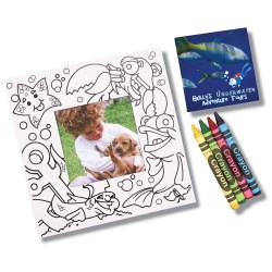 View a larger, more detailed picture of the Picture Me Coloring Magnet Frame - Ocean