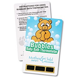 View a larger, more detailed picture of the Bath Safety Thermometer - Bear