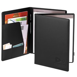 View a larger, more detailed picture of the Pacesetter Executive Leather Folder - Debossed