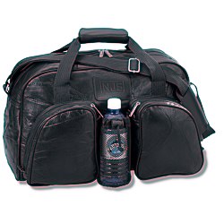View a larger, more detailed picture of the Weekend Duffel - Patchwork Leather - Debossed