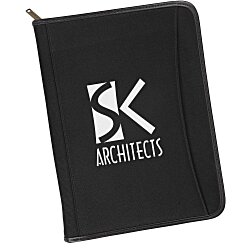 View a larger, more detailed picture of the Zippered Polyester Portfolio - Screen - 24 hr