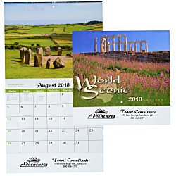 View a larger, more detailed picture of the World Scenic Calendar - Stapled