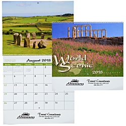 View a larger, more detailed picture of the World Scenic Calendar - Spiral