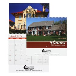 View a larger, more detailed picture of the Homes Appointment Calendar - Spiral