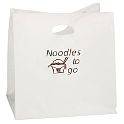 View a larger, more detailed picture of the Die Cut Carry-Out Bag