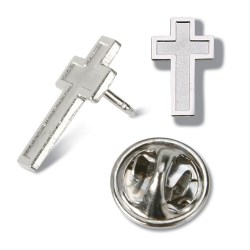 View a larger, more detailed picture of the Lapel Pins - Cross - Unimprinted