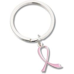 View a larger, more detailed picture of the Pink Ribbon Key Ring